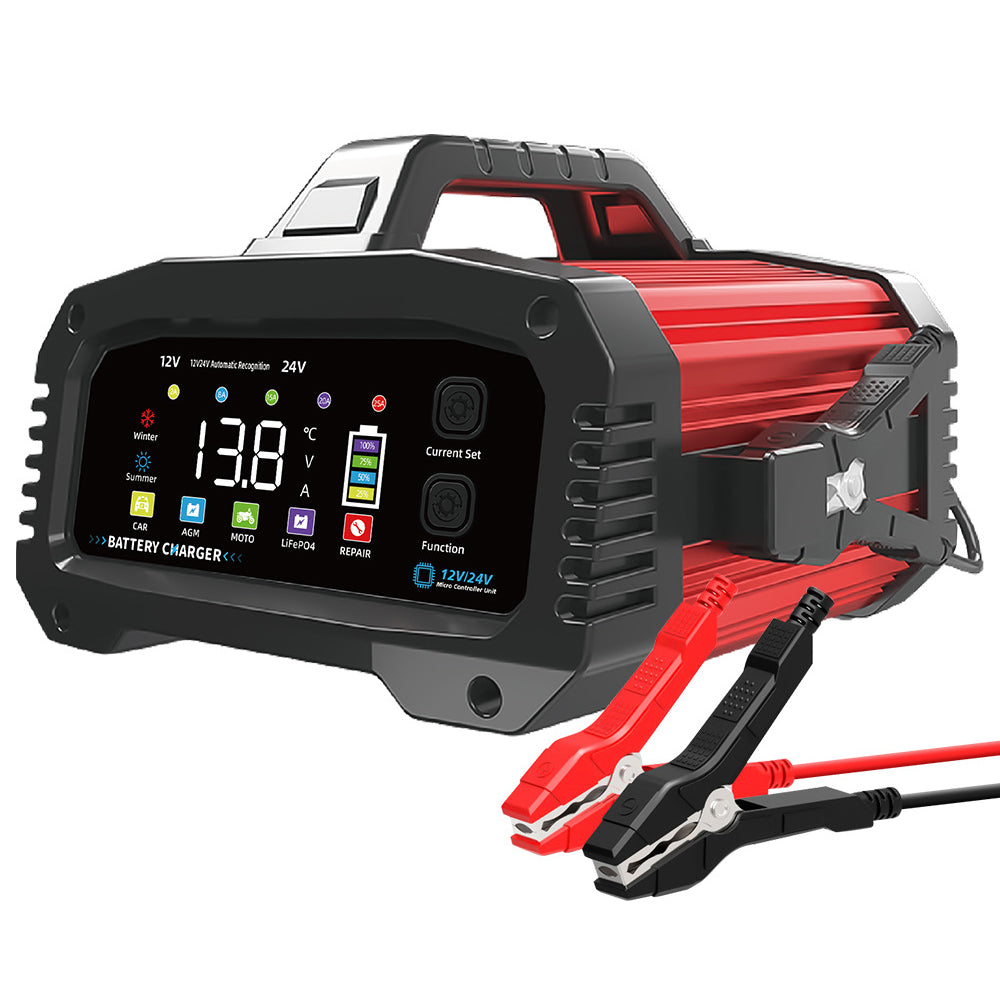 E-FAST TK-2500 25A Max Car Automatic Battery Charger for Lithium LiFePO4 AGM GEL Lead-Acid E-FAST TK-2500 25A Max Car Automatic Battery Charger for Lithium LiFePO4 AGM GEL Lead-Acid